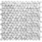 Apollo Tile Pearl River 4.83 sq.ft 11.8 in. x11.8 in. Penny Round Glass Mosaic Tile, 5PK APLMOK99020EC05 - alternate 1